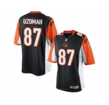 Youth Nike Cincinnati Bengals #87 C.J. Uzomah Limited Black Team Color NFL Jersey