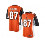 Youth Nike Cincinnati Bengals #87 C.J. Uzomah Limited Orange Alternate NFL Jersey