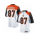 Youth Nike Cincinnati Bengals #87 C.J. Uzomah Limited White NFL Jersey