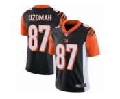 Youth Nike Cincinnati Bengals #87 C.J. Uzomah Vapor Untouchable Limited Black Team Color NFL Jersey