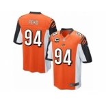 Youth Nike Cincinnati Bengals #94 Domata Peko Orange Alternate C Patch NFL Jersey