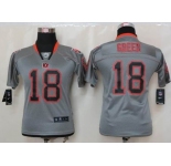 nike youth nfl jerseys cincinnati bengals #18 green grey[nike lights out]