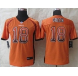 nike youth nfl jerseys cincinnati bengals #18 green orange[Elite drift fashion]