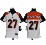 nike youth nfl jerseys cincinnati bengals #27 dre kirkpatrick white[nike]