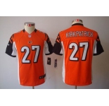 nike youth nfl jerseys cincinnati bengals #27 kirkpatrick orange[nike limited]