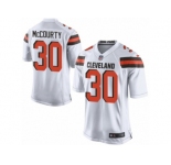 Men Nike Cleveland Browns #30 Jason McCourty Game White NFL Jersey