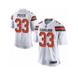 Men's Nike Cleveland Browns #33 Jordan Poyer Game White NFL Jersey