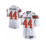 Men's Nike Cleveland Browns #44 Nate Orchard Game White NFL Jersey