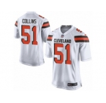Men's Nike Cleveland Browns #51 Jamie Collins Game White NFL Jersey