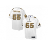 Men's Nike Cleveland Browns #55 Danny Shelton Game White Pro Line Fashion NFL Jersey