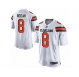 Men's Nike Cleveland Browns #8 Kevin Hogan Game White NFL Jersey