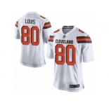 Men's Nike Cleveland Browns #80 Ricardo Louis Game White NFL Jersey