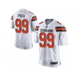 Men's Nike Cleveland Browns #99 Stephen Paea Game White NFL Jersey
