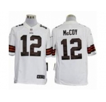 nike nfl jerseys cleveland browns #12 mccoy white[game]