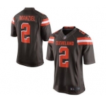 nike nfl jerseys cleveland browns #2 manziel brown[game][new style]