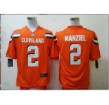 nike nfl jerseys cleveland browns #2 manziel orange[game][new style]