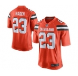 nike nfl jerseys cleveland browns #23 joe haden orange[game][new style]