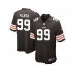 nike nfl jerseys cleveland browns #99 fujita brown[game]