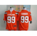 nike nfl jerseys cleveland browns #99 kruger orange[game][new style][kruger]