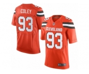 Men Nike Cleveland Browns #93 Trevon Coley Elite Orange Alternate NFL Jersey