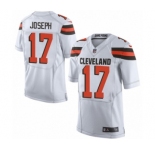 Men's Nike Cleveland Browns #17 Greg Joseph Elite White NFL Jersey