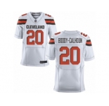 Men's Nike Cleveland Browns #20 Briean Boddy-Calhoun Elite White NFL Jersey