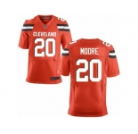 Men's Nike Cleveland Browns #20 Rahim Moore Elite Orange Alternate NFL Jersey