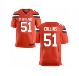 Men's Nike Cleveland Browns #51 Jamie Collins Elite Orange Alternate NFL Jersey