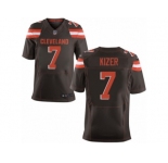 Men's Nike Cleveland Browns #7 DeShone Kizer Elite Brown Team Color NFL Jersey
