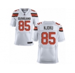 Men's Nike Cleveland Browns #85 David Njoku Elite White NFL Jersey