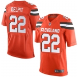 Nike Browns #22 Grant Delpit Orange Alternate Men's Stitched NFL New Elite Jersey
