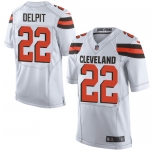 Nike Browns #22 Grant Delpit White Men's Stitched NFL New Elite Jersey