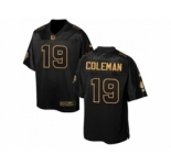 Nike Cleveland Browns #19 Corey Coleman Black Men's Stitched NFL Elite Pro Line Gold Collection Jersey