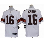nike nfl jerseys cleveland browns #16 joshua cribbs white[Elite]