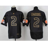 nike nfl jerseys cleveland browns #2 manziel black[Elite gold lettering fashion]