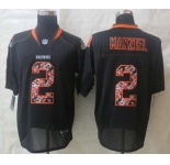 nike nfl jerseys cleveland browns #2 manziel black[Elite united sideline]