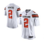 nike nfl jerseys cleveland browns #2 manziel white[Elite][new style]