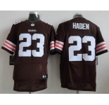 nike nfl jerseys cleveland browns #23 joe haden brown[Elite]