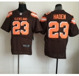 nike nfl jerseys cleveland browns #23 joe haden brown[Elite][new style]