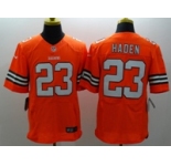 nike nfl jerseys cleveland browns #23 joe haden orange[Elite]
