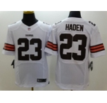 nike nfl jerseys cleveland browns #23 joe haden white[Elite]
