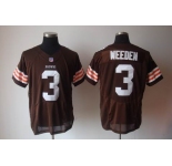 nike nfl jerseys cleveland browns #3 weeden brown[elite]