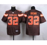 nike nfl jerseys cleveland browns #32 brown brown[Elite][new style]