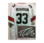 nike nfl jerseys cleveland browns #33 richardson white[Elite signature]