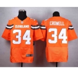 nike nfl jerseys cleveland browns #34 crowell orange[Elite][new style]