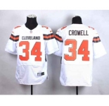nike nfl jerseys cleveland browns #34 crowell white[Elite][new style]