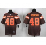 nike nfl jerseys cleveland browns #48 robinson brown[Elite][new style]