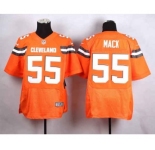 nike nfl jerseys cleveland browns #55 mack orange[Elite][new style]