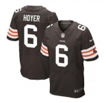 nike nfl jerseys cleveland browns #6 hoyer brown[Elite]