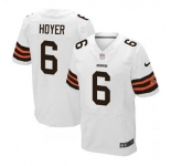 nike nfl jerseys cleveland browns #6 hoyer white[Elite]
